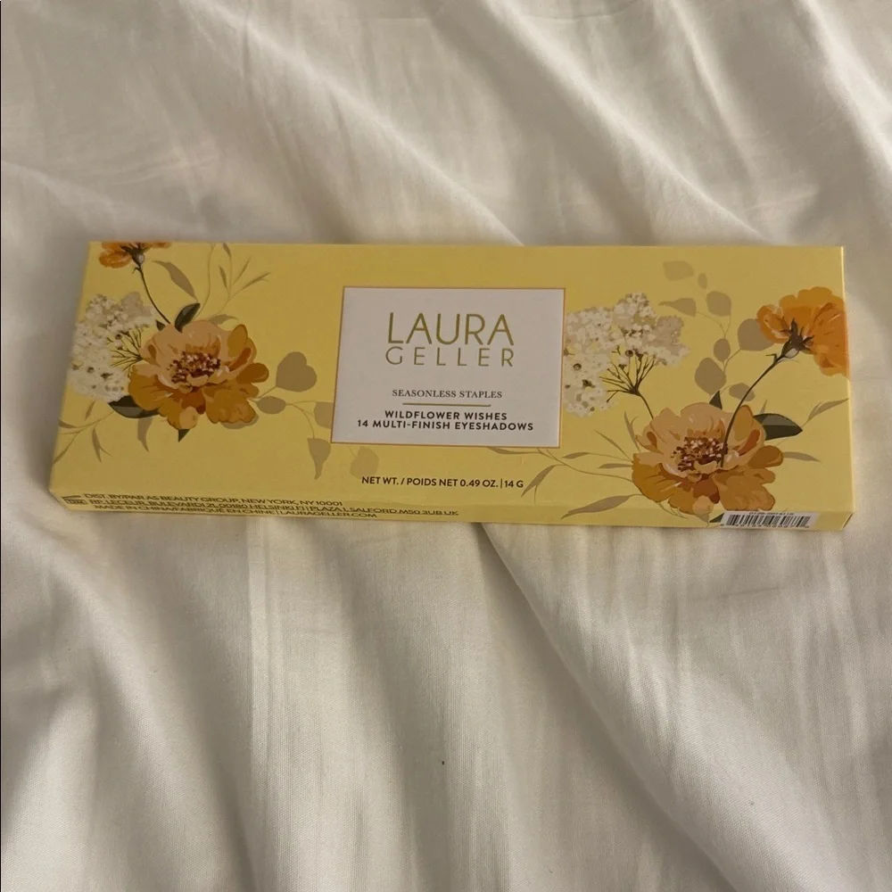 Laura Geller wildflower wishes 14 multi finish eyeshadows new in sealed box